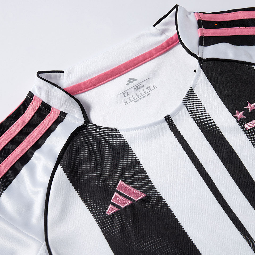 Kid's Juventus 2025/26 Home Soccer Jersey Full Kit