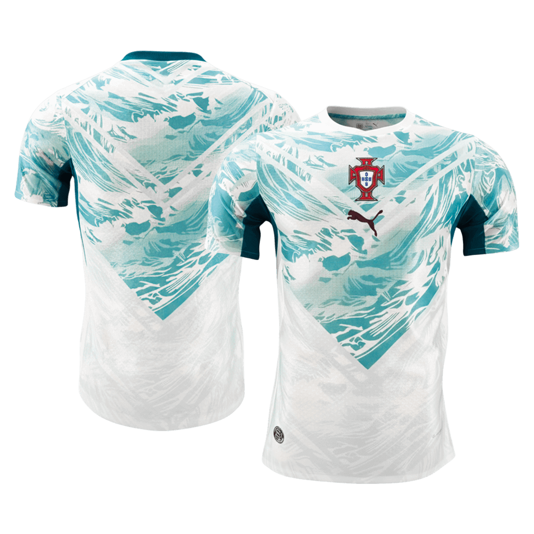 Men's Portugal World Cup 2026 Player Version Away Soccer Jersey - Slim Fit