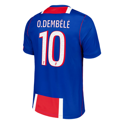 O.DEMBÉLÉ #10 Men's PSG 2026/27 Home Soccer Jersey