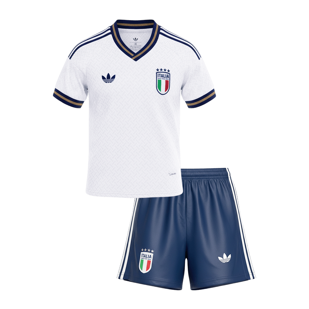 Kid's Italy World Cup 2026 Away Soccer Jersey Kit
