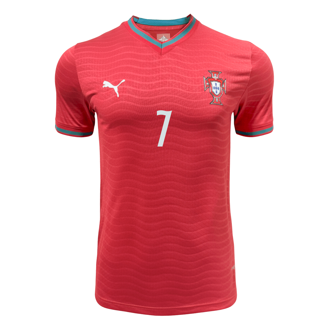 RONALDO #7 Men's Portugal World Cup 2026 Player Version Home Soccer Jersey - Slim Fit
