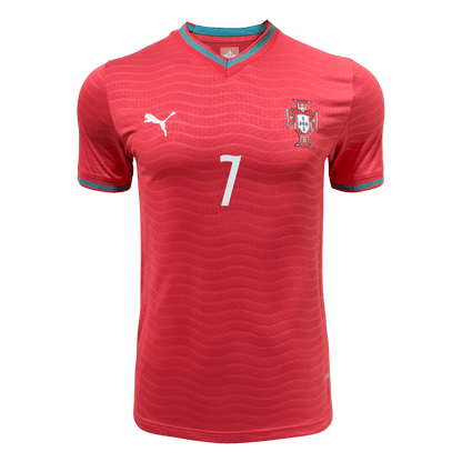 RONALDO #7 Men's Portugal World Cup 2026 Player Version Home Soccer Jersey - Slim Fit