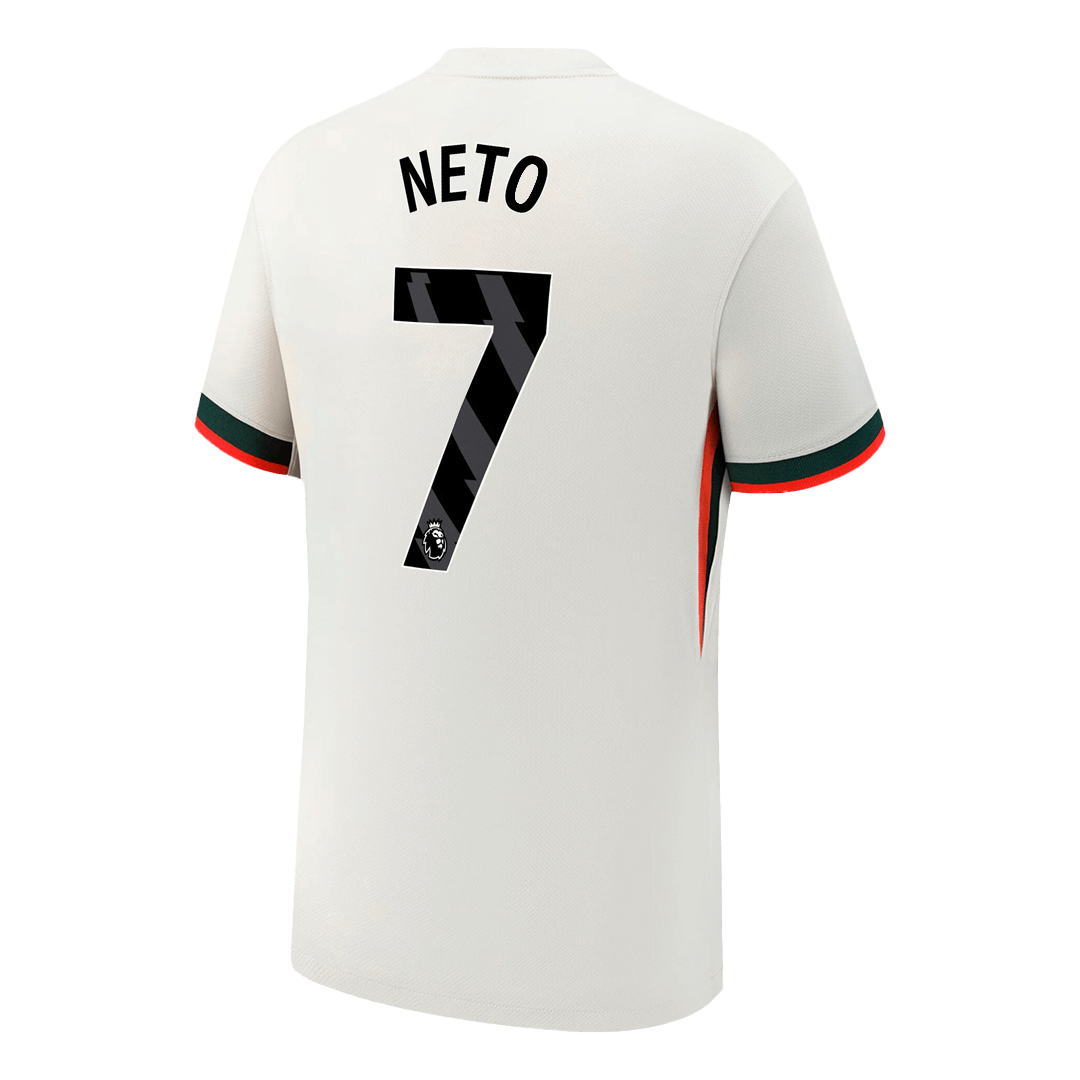 NETO #7 Men's Chelsea 2025/26 Away Soccer Jersey