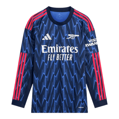 Men's Arsenal 2025/26 Away Long Sleeve Soccer Jersey