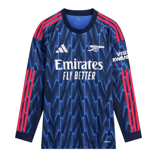 Men's Arsenal 2025/26 Away Long Sleeve Soccer Jersey