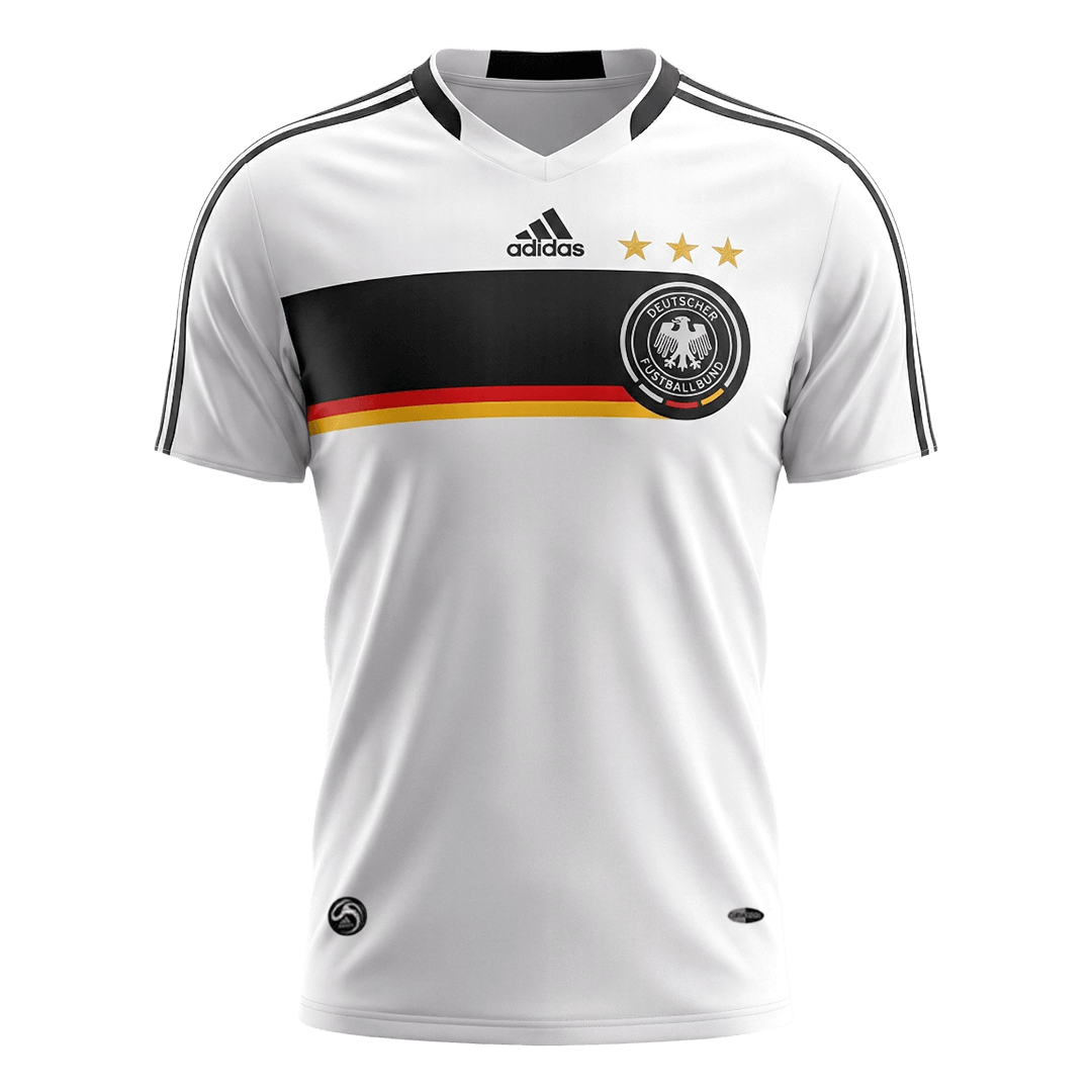 Retro Men's Germany 2008 Home Soccer Jersey