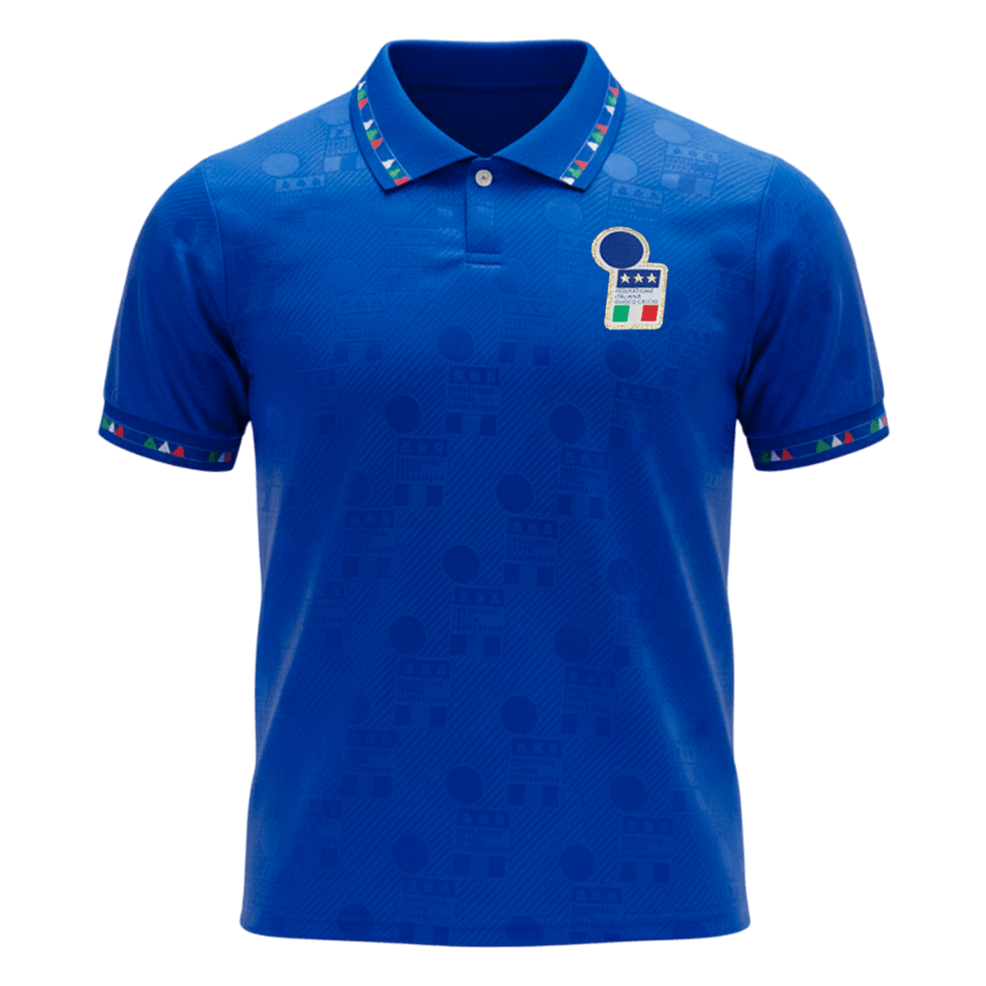 Retro Men's Italy 1994 Home Soccer Jersey