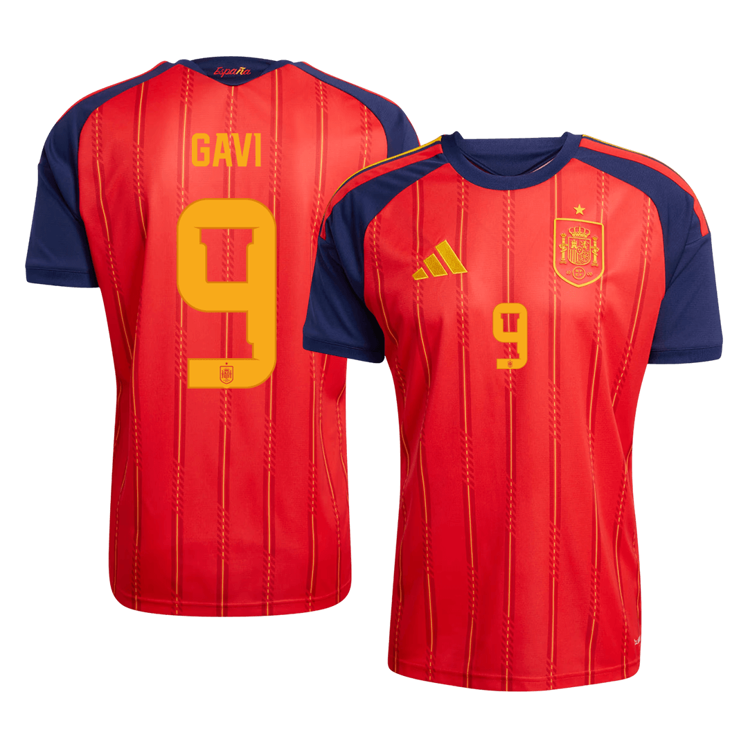 GAVI #9 Men's Spain World Cup 2026 Home Soccer Jersey [PREMIUM]