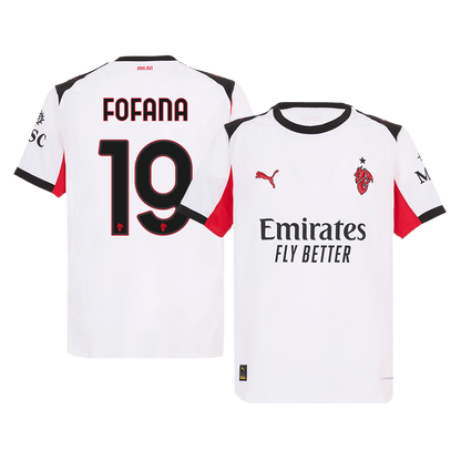 FOFANA #19 Men's AC Milan 2025/26 Player Version Away Soccer Jersey - Slim Fit