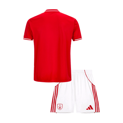 Kid's Nottingham Forest 2025/26 Home Soccer Jersey Kit