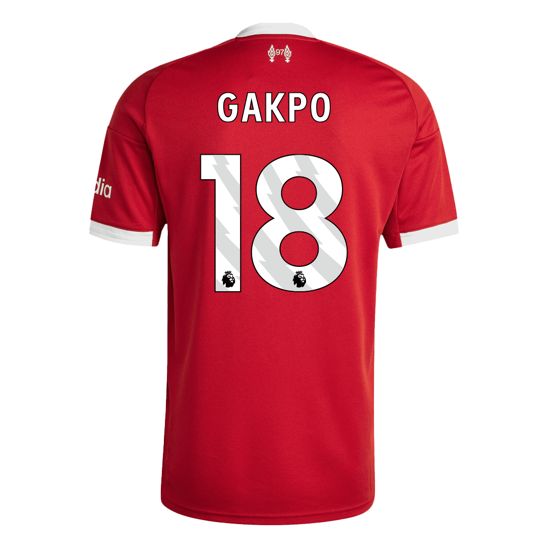 GAKPO #18 Men's Liverpool 2025/26 Home Soccer Jersey