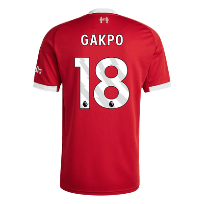 GAKPO #18 Men's Liverpool 2025/26 Home Soccer Jersey