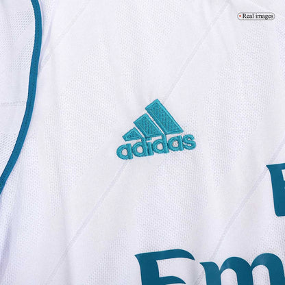 Retro SERGIO RAMOS #4 Men's Real Madrid 2017/18 Home Soccer Jersey