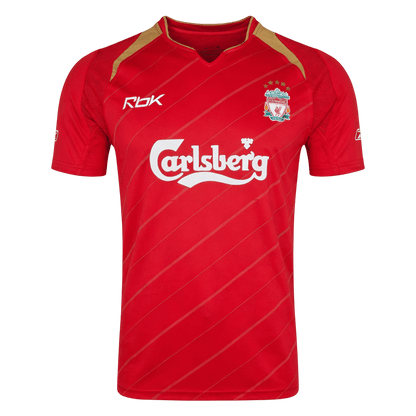 Retro Men's Liverpool 2005/06 Home Soccer Jersey