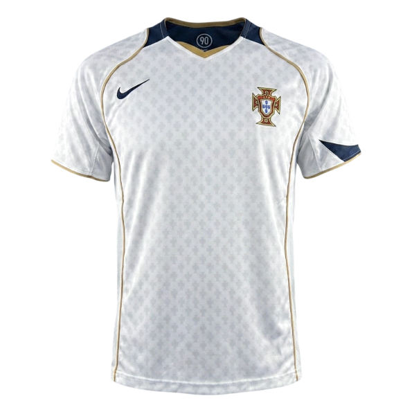 Retro Men's Portugal 2004 Away Soccer Jersey