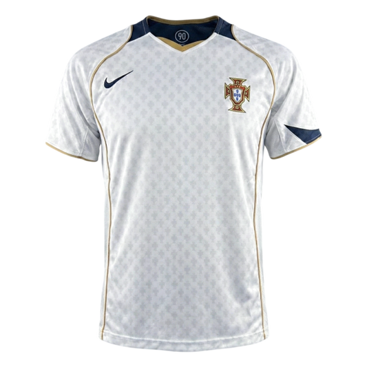 Retro Men's Portugal 2004 Away Soccer Jersey