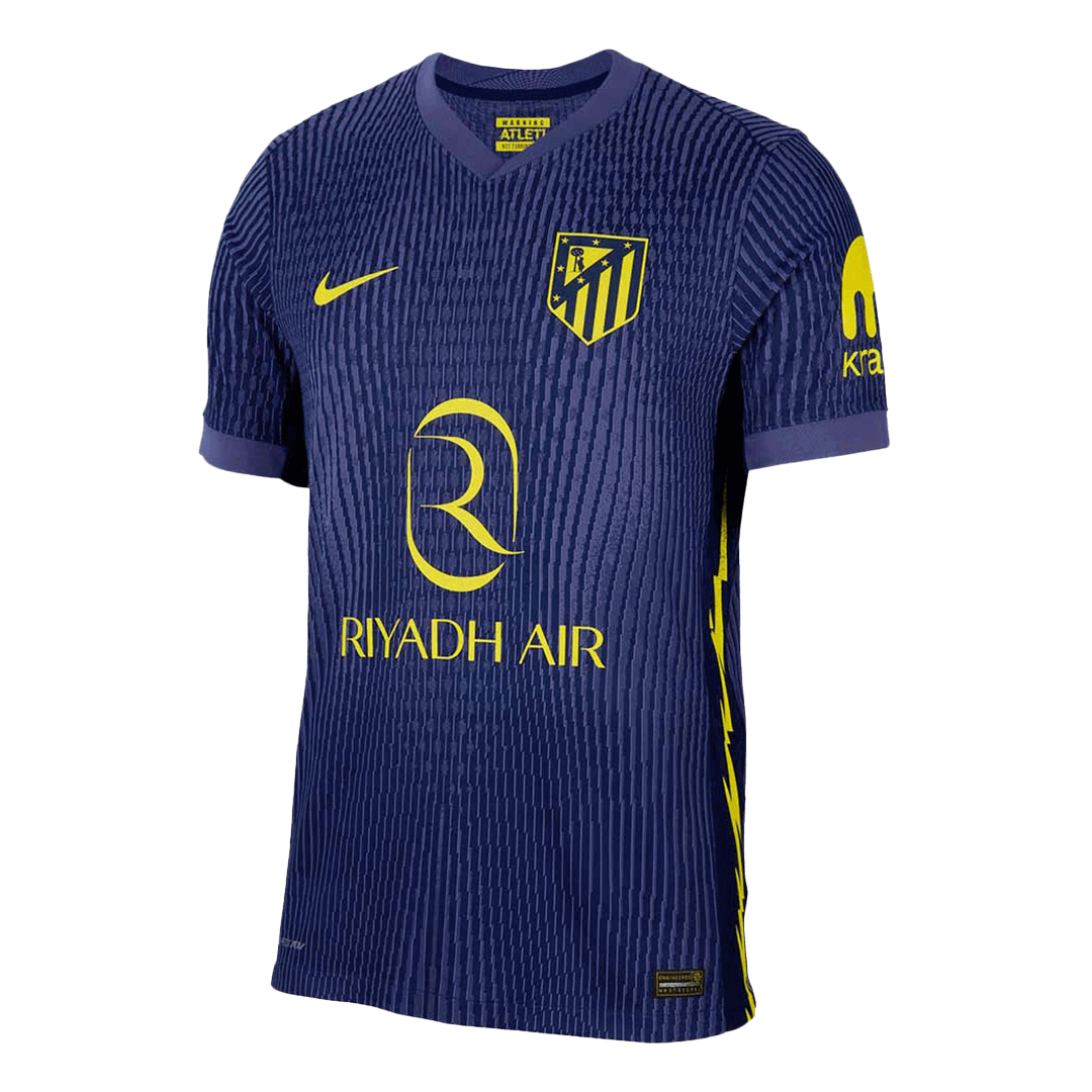 Men's Atletico Madrid 2025/26 Player Version Away Soccer Jersey - Slim Fit