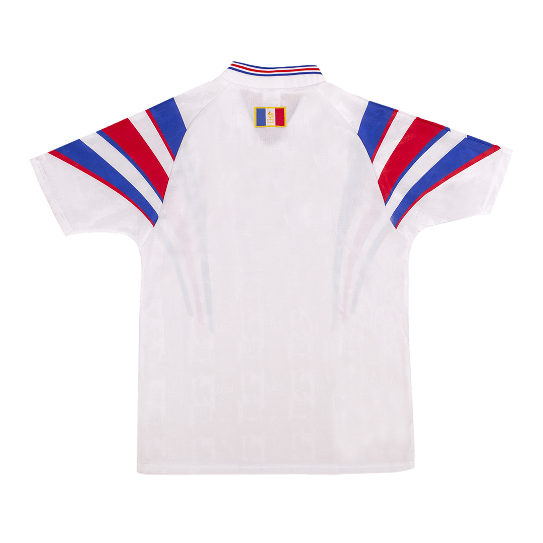 Retro Men's France 1996 Away Soccer Jersey