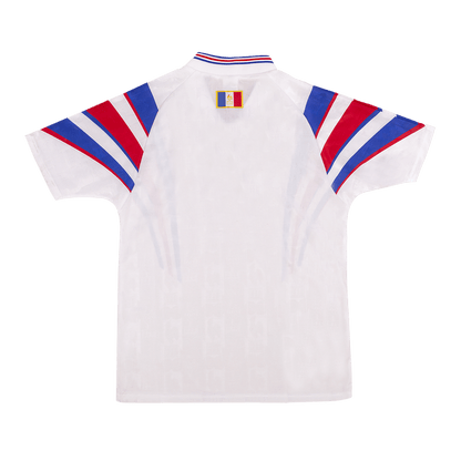 Retro Men's France 1996 Away Soccer Jersey