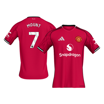 MOUNT #7 Men's Manchester United 2025/26 Home Soccer Jersey [PREMIUM]