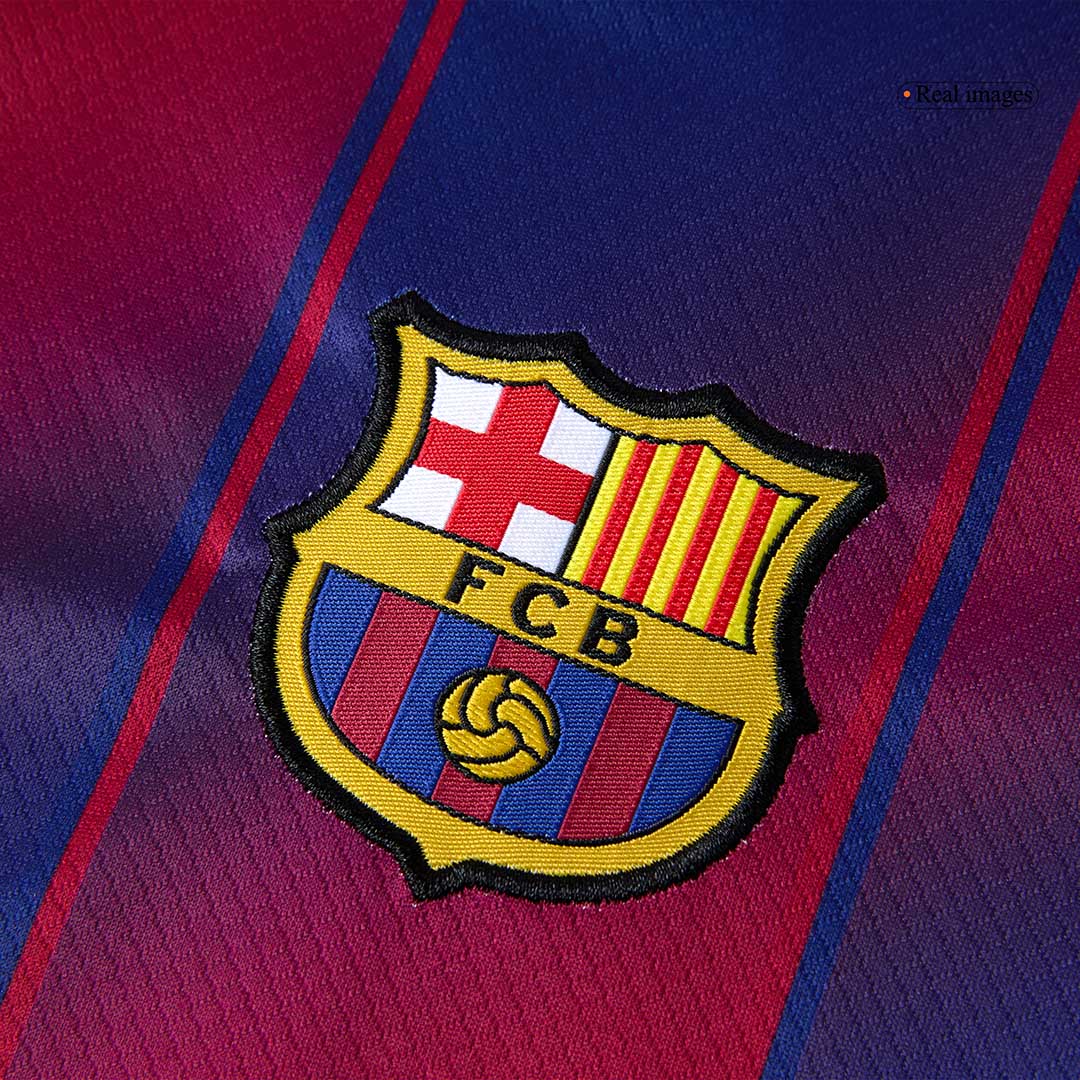 Kid's Barcelona 2025/26 Home Soccer Jersey Kit [PREMIUM]