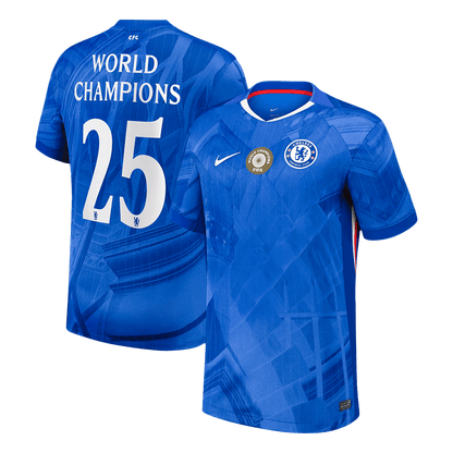 WORLD CHAMPIONS #25 Men's Chelsea 2025/26 Home Soccer Jersey [PREMIUM]