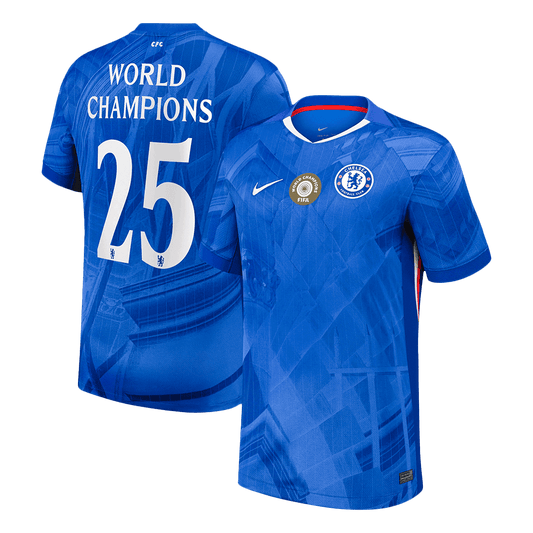WORLD CHAMPIONS #25 Men's Chelsea 2025/26 Home Soccer Jersey [PREMIUM]