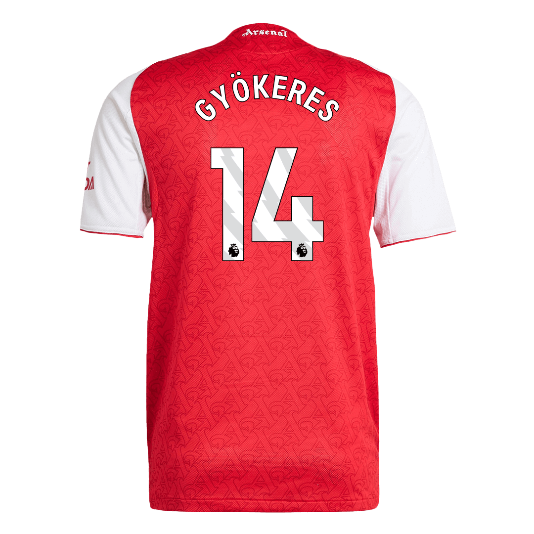 GYÖKERES #14 Men's Arsenal 2025/26 Player Version Home Soccer Jersey - Slim Fit