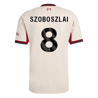 SZOBOSZLAI #8 Men's Liverpool 2025/26 Away Soccer Jersey