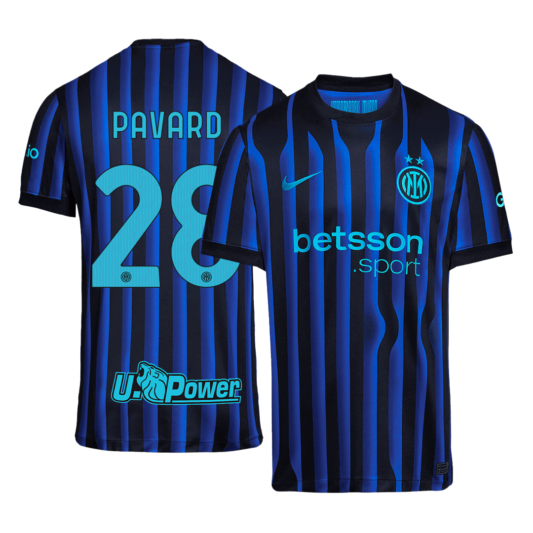 PAVARD #28 Men's Inter Milan 2025/26 Home Soccer Jersey