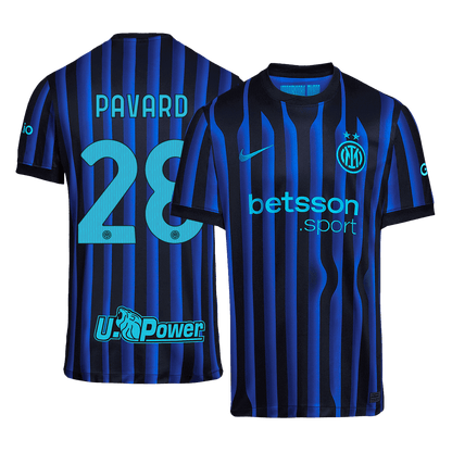PAVARD #28 Men's Inter Milan 2025/26 Home Soccer Jersey