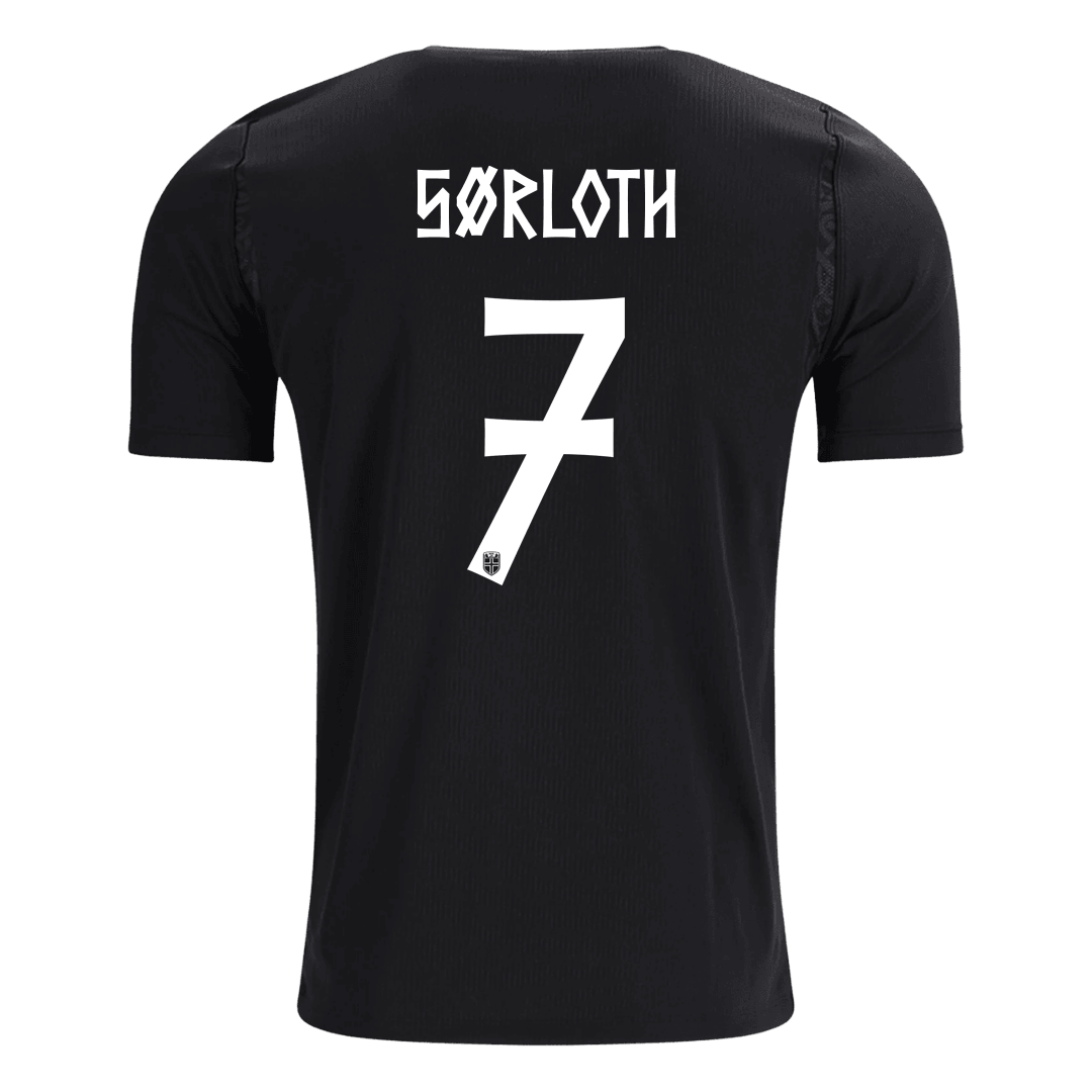 SØRLOTH #7 Men's Norway World Cup 2026 Away Soccer Jersey