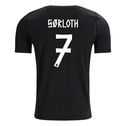 SØRLOTH #7 Men's Norway World Cup 2026 Away Soccer Jersey