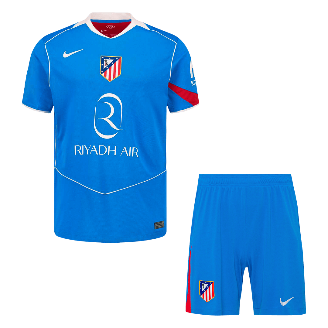Men's Atletico Madrid 2025/26 Third Away Soccer Jersey Kit