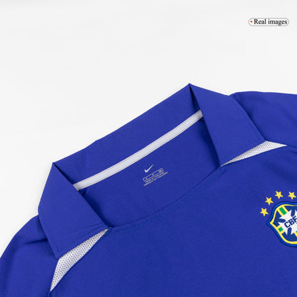 Retro Men's Brazil 2002 Away Soccer Jersey