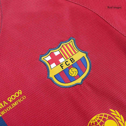 Retro XAVI #6 Men's Barcelona UCL UCL Final 2008/09 Home Soccer Jersey