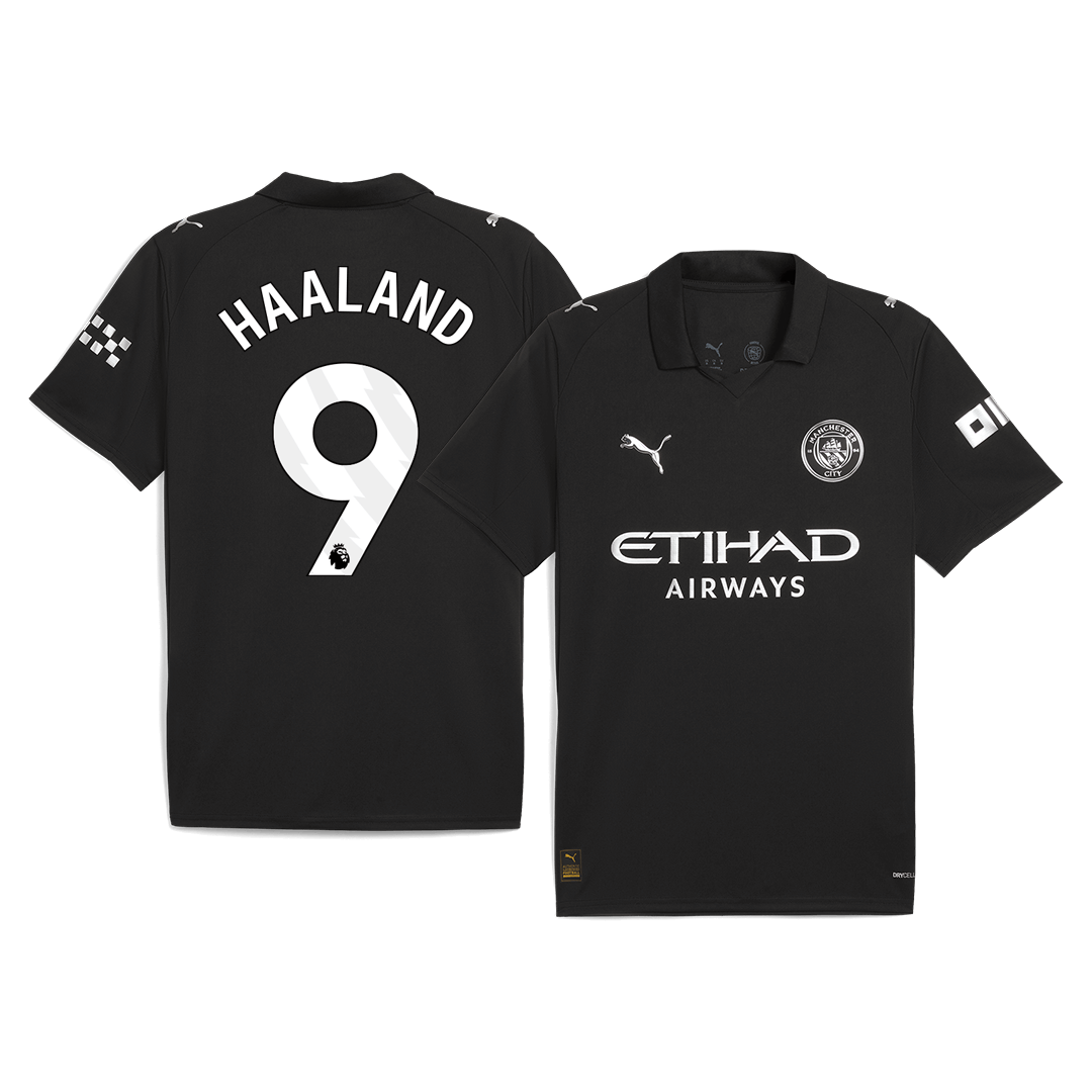 HAALAND #9 Men's Manchester City 2025/26 Away Soccer Jersey