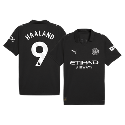 HAALAND #9 Men's Manchester City 2025/26 Away Soccer Jersey