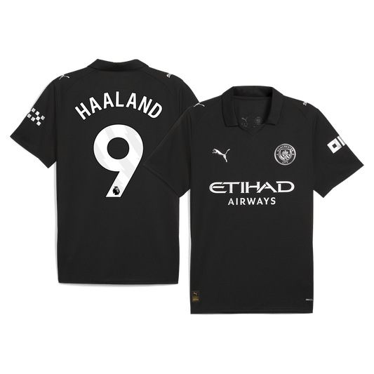 HAALAND #9 Men's Manchester City 2025/26 Away Soccer Jersey