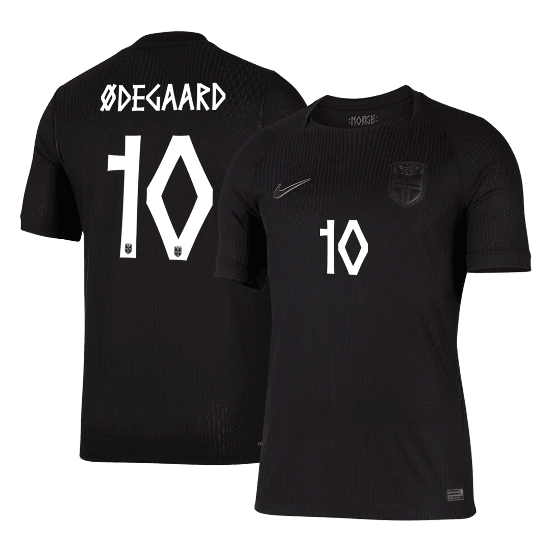 ØDEGAARD #10 Men's Norway World Cup 2026 Player Version Away Soccer Jersey - Slim Fit