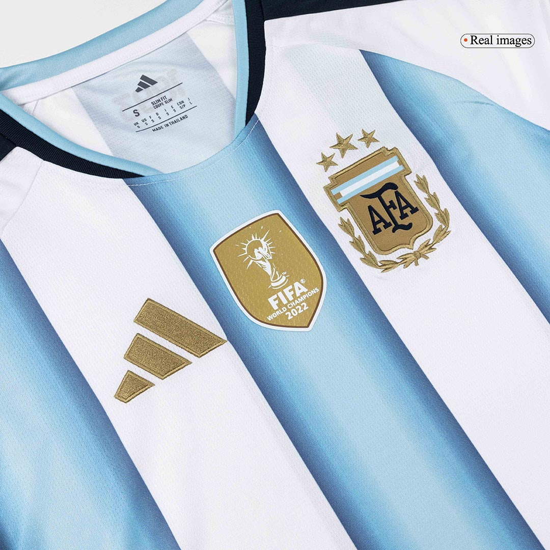 Men's Argentina World Cup 2026 Home Long Sleeve Soccer Jersey