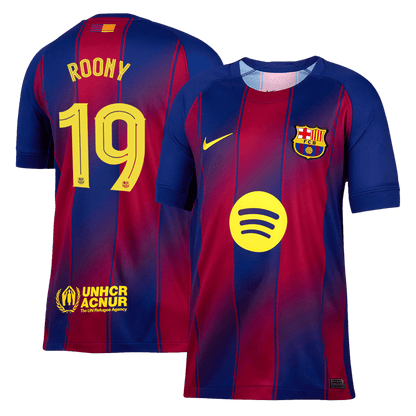 ROONY #19 Men's Barcelona UCL 2025/26 Home Soccer Jersey [PREMIUM]