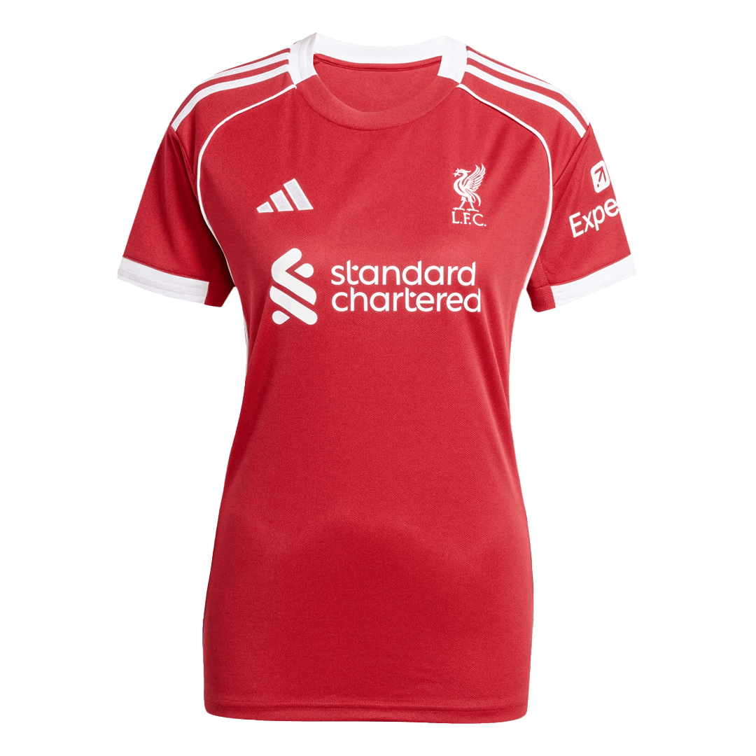 Women's Liverpool 2025/26 Home Soccer Jersey