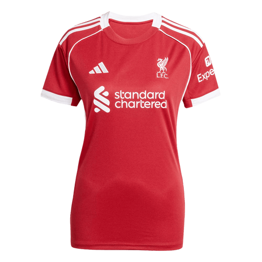 Women's Liverpool 2025/26 Home Soccer Jersey
