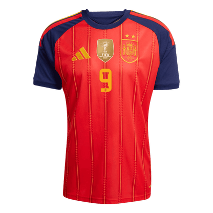 GAVI #9 Men's Spain World Cup 2026 Champion Edition Home Soccer Jersey