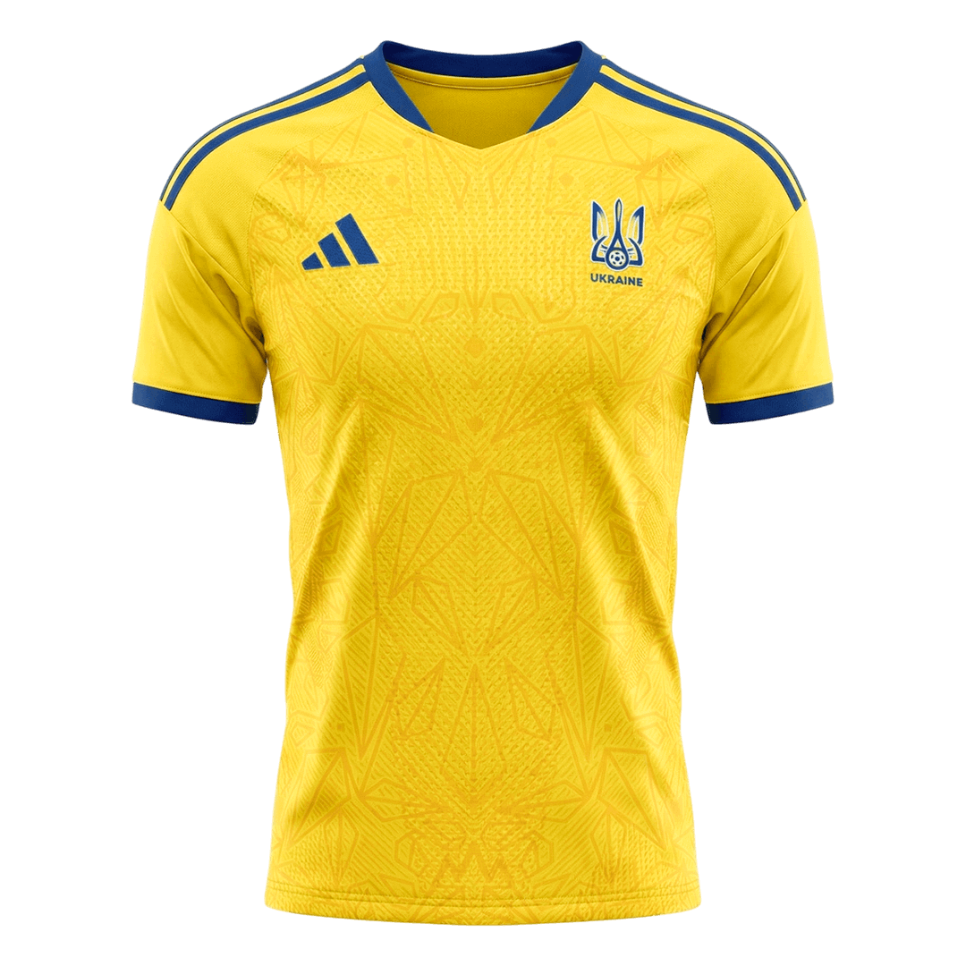 Men's Ukraine World Cup 2026 Player Version Home Soccer Jersey - Slim Fit