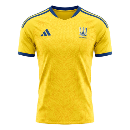 Men's Ukraine World Cup 2026 Player Version Home Soccer Jersey - Slim Fit