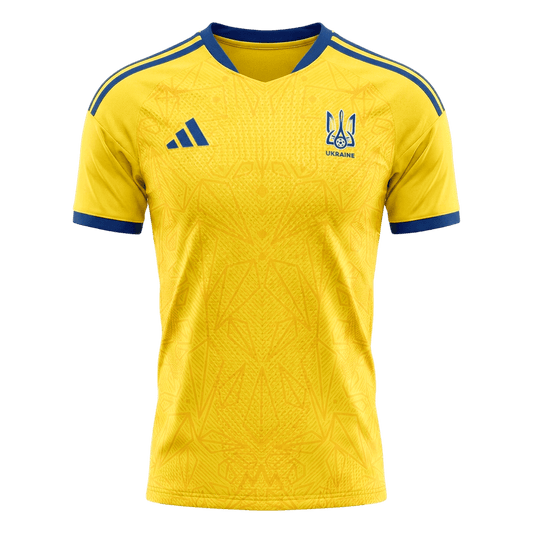 Men's Ukraine World Cup 2026 Player Version Home Soccer Jersey - Slim Fit