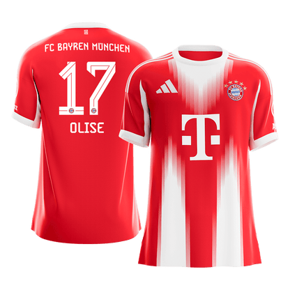 OLISE #17 Men's Bayern Munich 2025/26 Home Soccer Jersey [PREMIUM]