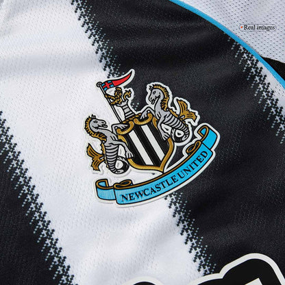 Men's Newcastle United 2025/26 Player Version Home Soccer Jersey - Slim Fit